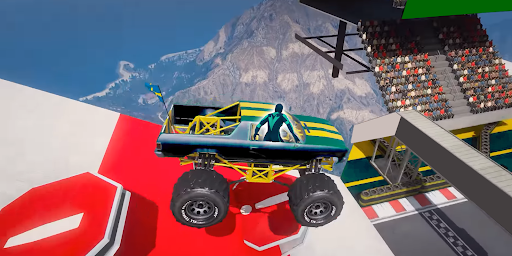 Superhero Mega Ramp Car Stunt - Monster Truck Race 0.1 screenshots 3