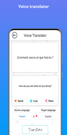 French - English Translator Screen 3