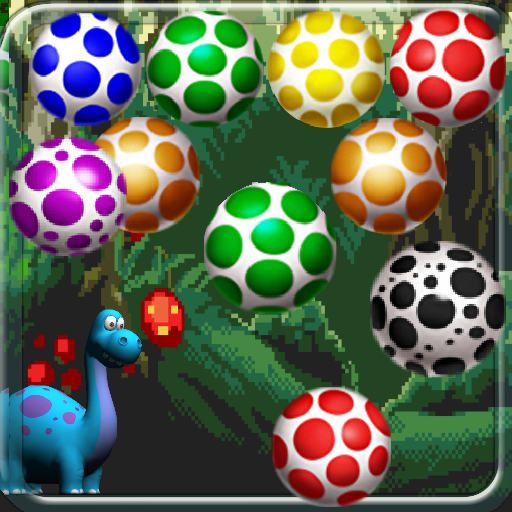 Bubble dinosaur eggs Shooter logo