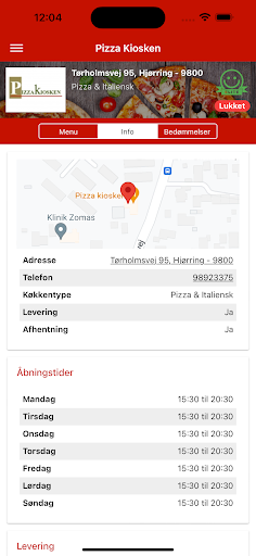 Pizza Kiosken Screen 2