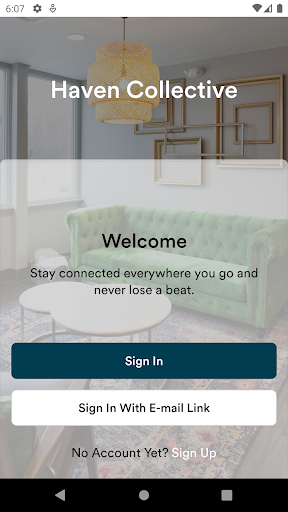 Android application Haven Collective screenshort