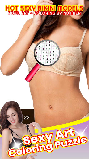 Sexy Art Bikini ColorByNumber Screen 2