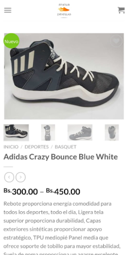 Zapatillas Status Screen 2