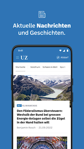 Android application Urner Zeitung News screenshort