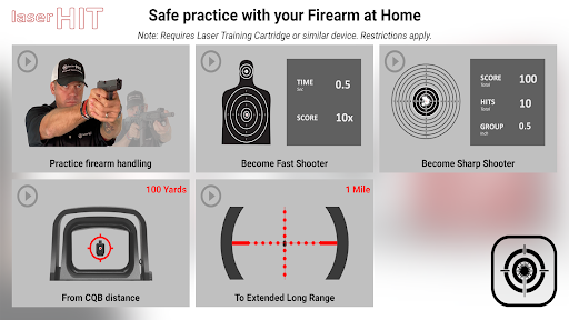 Android application LaserHIT screenshort