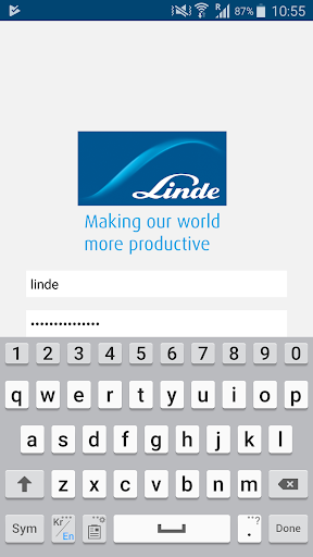 Android application LindeGO screenshort