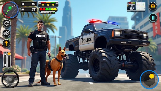 Police Monster Truck Car Games 1