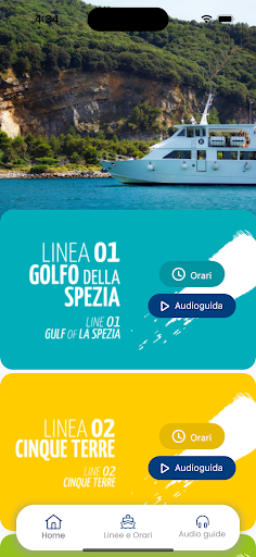 Android application Navigazione Golfo dei Poeti screenshort