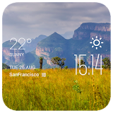 Pretoria weather widget/clock icon