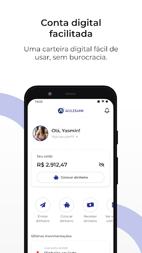 Android application AgileBank screenshort