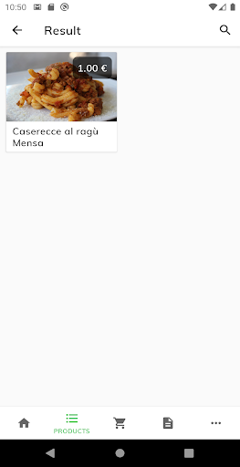 Android application FoodSelf screenshort