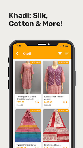 Bharat Khadi Online Shopping Screen 2