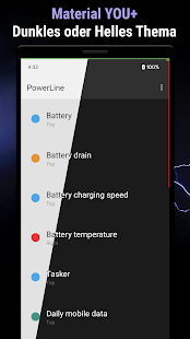 PowerLine: Status Bar meters Captura de pantalla