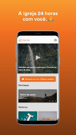 Android application Igreja Cristã Conselheira screenshort