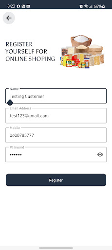 Online Store Screen 2