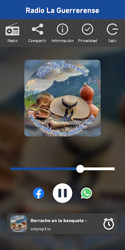 Android application Radio La Guerrerense screenshort