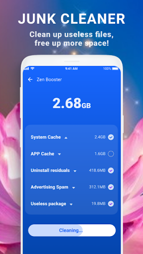 Android application Zen Booster - Cache Cleaner screenshort