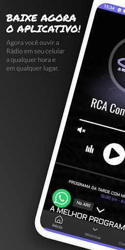 Android application RCA Comunicação screenshort