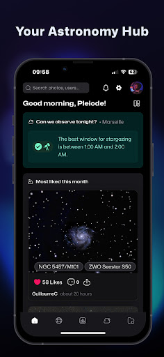 Cosmio: Astronomy Hub Screenshot 1 - AppWisp.com