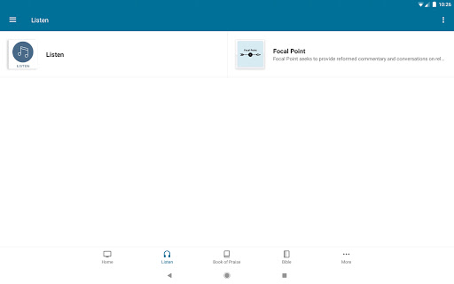 Screenshot of Reformed Perspective