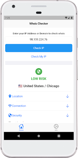 Android application Whois Lookup: Domain & IP Info screenshort