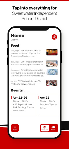 Android application SWEETWATER ISD screenshort