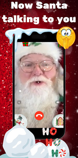 Android application Santa's Video Call Prank screenshort