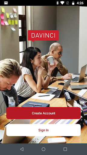 Android application Davinci Meeting Rooms screenshort