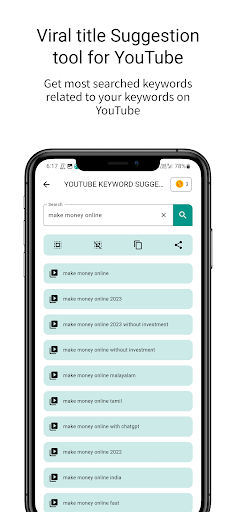 Keyword Research Tool Screen 3