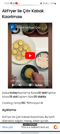 Airfryer Yemek Tarifleri Screen 3