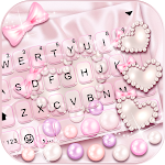 Cover Image of Descargar Pink Pearl Gravity Keyboard Ba  APK