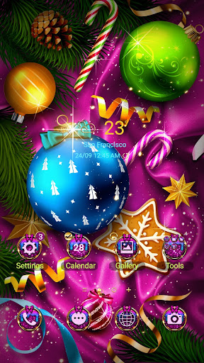 Android application Bling Christmas - Wallpaper screenshort