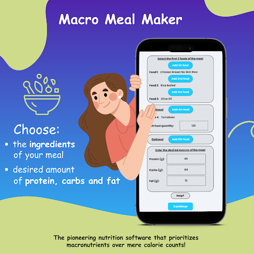Meal Duddy your Macros Buddy Screen 2