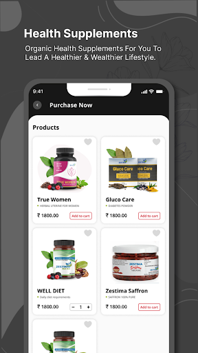 Zestima Wellness Screen 3
