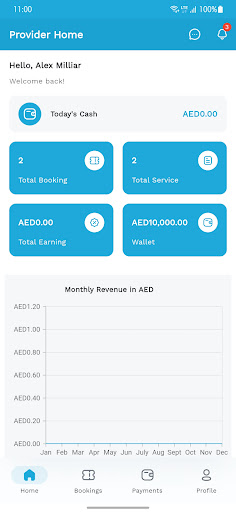 Android application Atteyh Partner screenshort