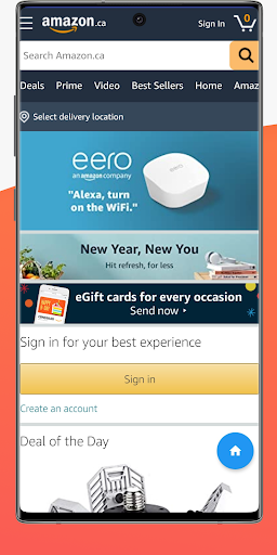 Online Shopping Canada Screen 2