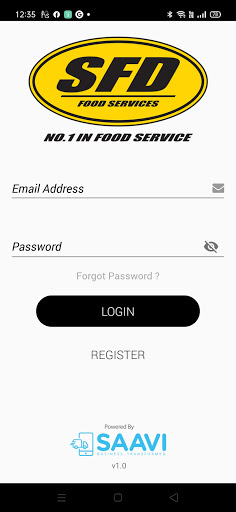 Android application Sydney Freezers screenshort