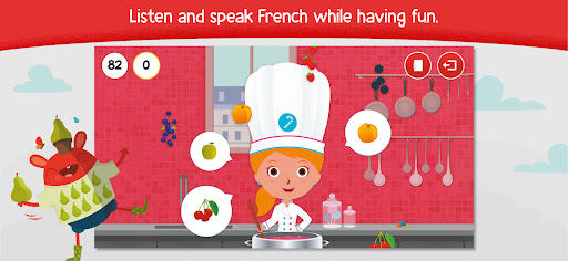 Screenshot of Pili Pop French activities