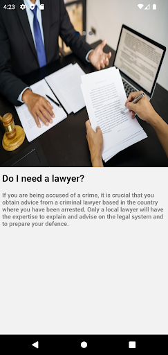 Android application ChhetryCaseLaw screenshort