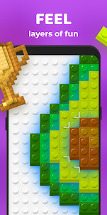 Blokky・3D 픽셀 퍼즐, 모자이크. 픽셀아트 게임