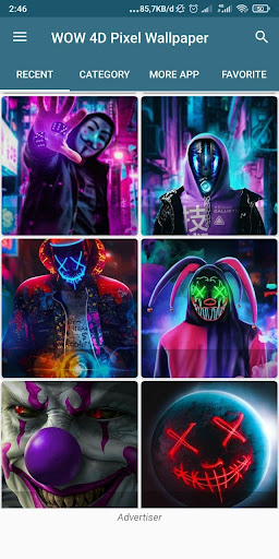 WOW 4D PIXEL WALLPAPERS