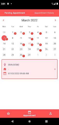 SunMed Home Screen 2