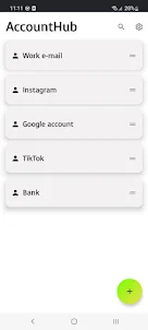 AccountHub - Password manager