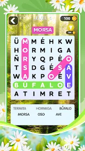 Word Search Spanish Puzzle
