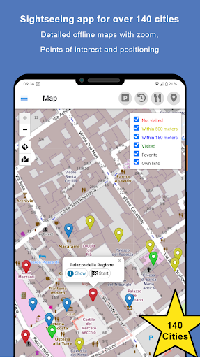 Android application Sightseeing Verona screenshort