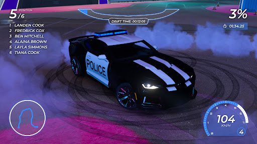 Drive Camaro Simulator Police