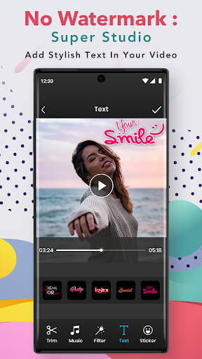 No Watermark  Super Studio  Video Maker