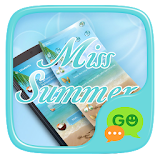 (FREE) GO SMS MISS SUMMER THEME icon
