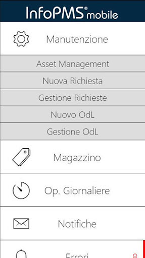 Android application InfoPMS 4.0 screenshort