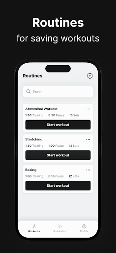 SimplyTimer Interval Timer App Screen 3